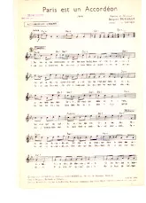 télécharger la partition d'accordéon Paris est un accordéon (Arrangement : Guy Douvrin) (Chant : Georges Guétary) (Java) au format PDF