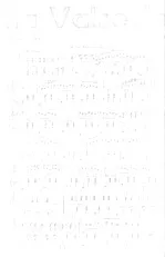 télécharger la partition d'accordéon Valse des Amoureux au format PDF