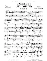 scarica la spartito per fisarmonica L'Oiselet (Het Vogeltje) (Polka) in formato PDF