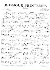 download the accordion score Bonjour Printemps (Boléro) in PDF format