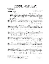 scarica la spartito per fisarmonica Night and Day (Tout le jour Toute la nuit) in formato PDF