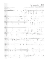 download the accordion score La javanaise in PDF format