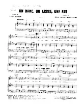 scarica la spartito per fisarmonica Un arbre Un banc Une rue (Chant : Séverine) (Eurovision 1971) in formato PDF