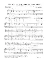 download the accordion score Prends la vie comme elle vient (Do what you do Do well) in PDF format