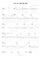 download the accordion score Ay tu me plais (Relevé) in PDF format