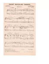 descargar la partitura para acordeón Saint Nicolas tango en formato PDF