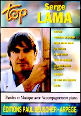 télécharger la partition d'accordéon Top : Serge Lama (10 Titres) au format PDF