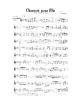 télécharger la partition d'accordéon Chanson pour elle (Marche One Step) au format PDF