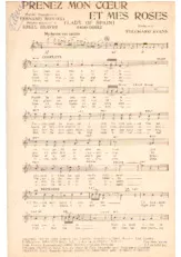 descargar la partitura para acordeón Prenez mon cœur et mes roses (Lady of Spain) (Paso Doble Chanté) en formato PDF
