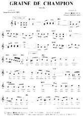 download the accordion score Graine de champion (Marche) in PDF format