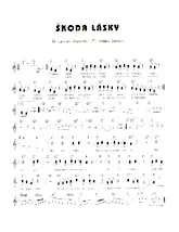 télécharger la partition d'accordéon Skoda lasky (Beer Barrel Polka) au format PDF