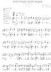 télécharger la partition d'accordéon Fantasia Baroque au format PDF