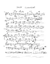 descargar la partitura para acordeón Java Cornelio (Manuscrite) en formato PDF