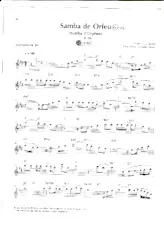 scarica la spartito per fisarmonica Samba de Orfeu (Samba d'Orphée) (Partie Saxophone sib) in formato PDF