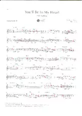 descargar la partitura para acordeón You'll be in My Heart (Partie Saxophone sib) en formato PDF
