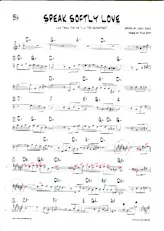 descargar la partitura para acordeón Parle plus bas (Speak softly love) (Movie themes the godfather) (Partie Saxophone sib)  en formato PDF