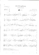 télécharger la partition d'accordéon On Broadway (Partie Saxophone sib) au format PDF
