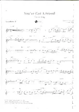 download the accordion score You've Got A Friend (Partie Saxophone sib) in PDF format
