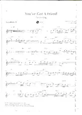 descargar la partitura para acordeón You've Got A Friend (Partie Saxophone sib) en formato PDF