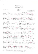télécharger la partition d'accordéon September (Chant : Earth Wind & Fire) (Partie Saxophone sib) au format PDF