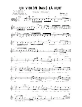descargar la partitura para acordeón Un violon dans la nuit (Tango) en formato PDF