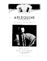 télécharger la partition d'accordéon Arlequine (Java) au format PDF