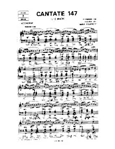 télécharger la partition d'accordéon Cantate 147 (Arrangement Max Francy)  au format PDF