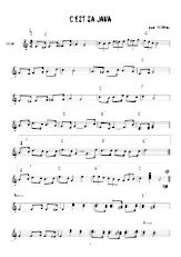 download the accordion score C'est sa Java in PDF format