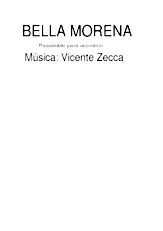 descargar la partitura para acordeón Bella Morena (Paso Doble) en formato PDF