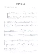 télécharger la partition d'accordéon Imagine (Arrangement B C Turner) (1er accordéon) au format PDF
