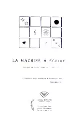 scarica la spartito per fisarmonica La machine à écrire (Conducteur) in formato PDF