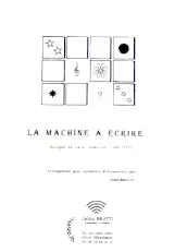 télécharger la partition d'accordéon La machine à écrire (Conducteur) au format PDF