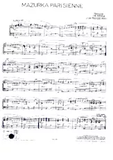 scarica la spartito per fisarmonica Mazurka Parisienne in formato PDF