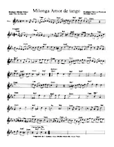 télécharger la partition d'accordéon Milonga Amor de tango au format PDF
