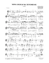 download the accordion score Mon amour ma tendresse (Boléro) in PDF format