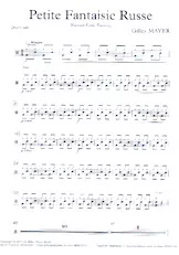 télécharger la partition d'accordéon Petite fantaisie russe (Russian little fantasy) (Drum set) au format PDF