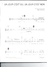 download the accordion score Un jour c'est oui Un jour c'est non in PDF format