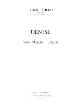 descargar la partitura para acordeón Denise (Valse Musette) en formato PDF