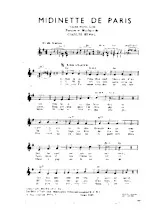 descargar la partitura para acordeón Midinette de Paris (Valse Chantée) en formato PDF