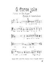 télécharger la partition d'accordéon Ô Corse jolie (Chant : Tino Rossi) au format PDF