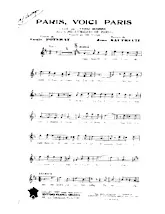 scarica la spartito per fisarmonica Paris voici Paris (Du film : Lumières de Paris) (Chant : Tino Rossi) in formato PDF