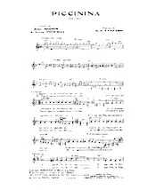 scarica la spartito per fisarmonica Piccinina (Chant : Tino Rossi) (Fox Trot Chanté) in formato PDF