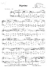 descargar la partitura para acordeón Déprime (Valse Musette) en formato PDF