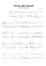 télécharger la partition d'accordéon Le chien Bello (Bello der Hund) (1er Accordéon) au format PDF
