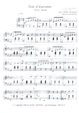 download the accordion score Soir d'automne (Herbst Abend) (1er Accordéon) (Valse) in PDF format