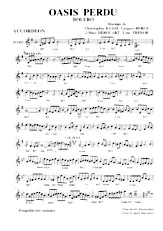 download the accordion score Oasis perdu (Boléro) in PDF format