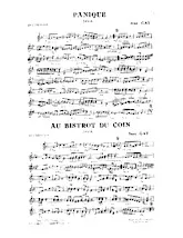 download the accordion score Panique + Au bistrot du coin  in PDF format