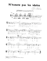 télécharger la partition d'accordéon N'écoute pas les idoles (Chant : France Gall) au format PDF