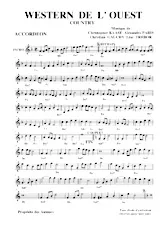 descargar la partitura para acordeón Western de l'Ouest (Country) en formato PDF