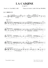 télécharger la partition d'accordéon La cadjine (Cajun chanté) au format PDF